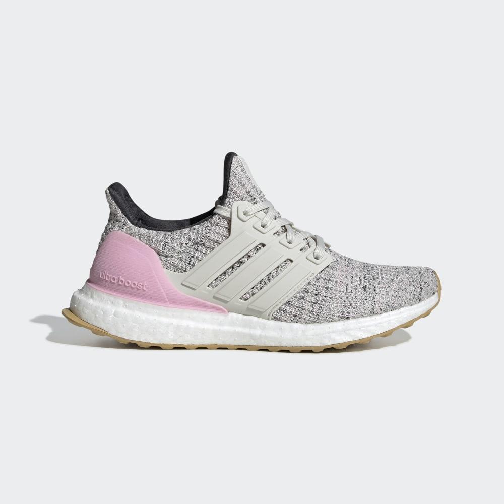 Adidas Boys' Ultraboost Running Shoes Pink/White/Dark Grey Ireland F34033